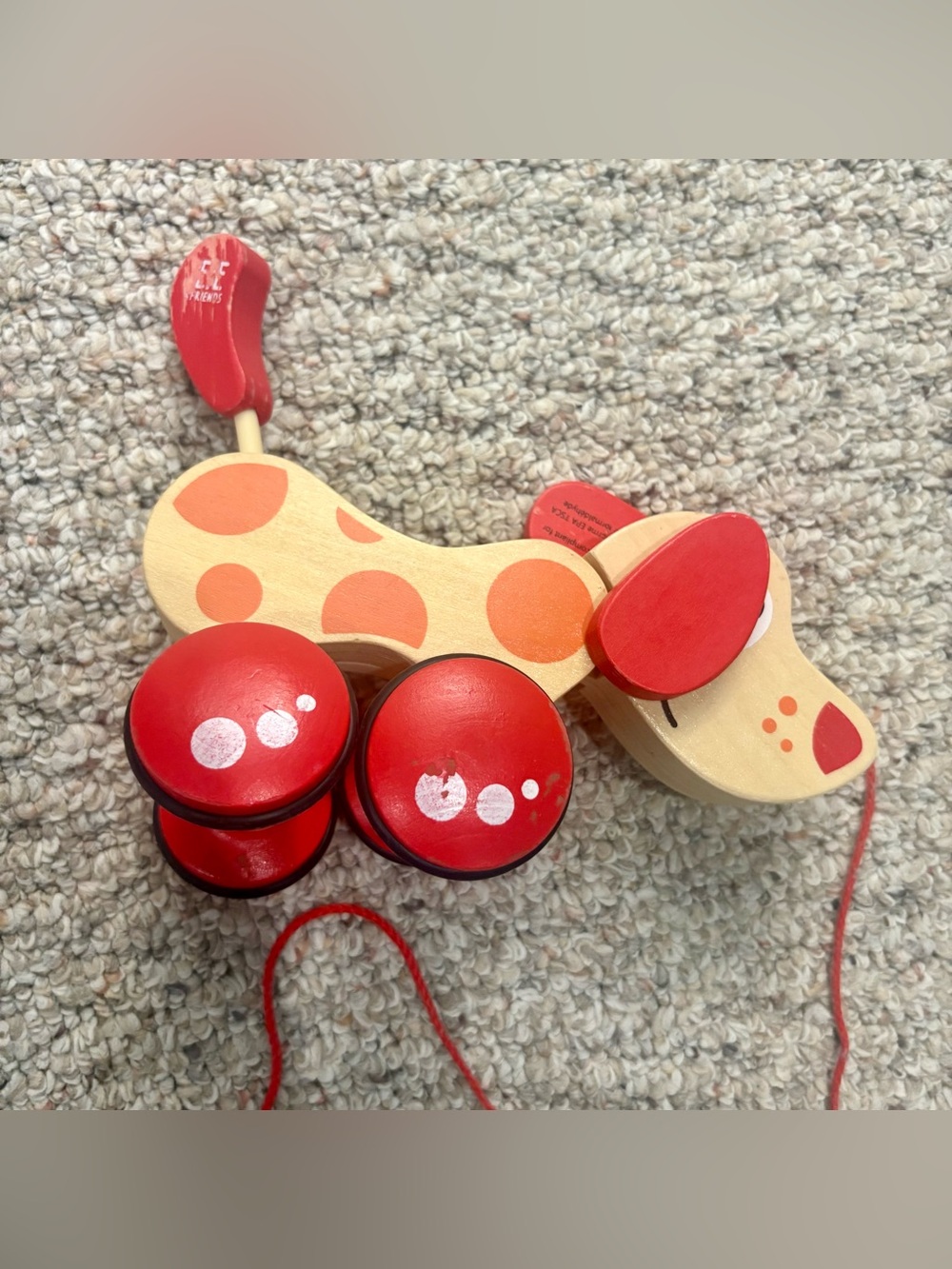Hape Walk-A-Long Puppy Wooden Pull Toy